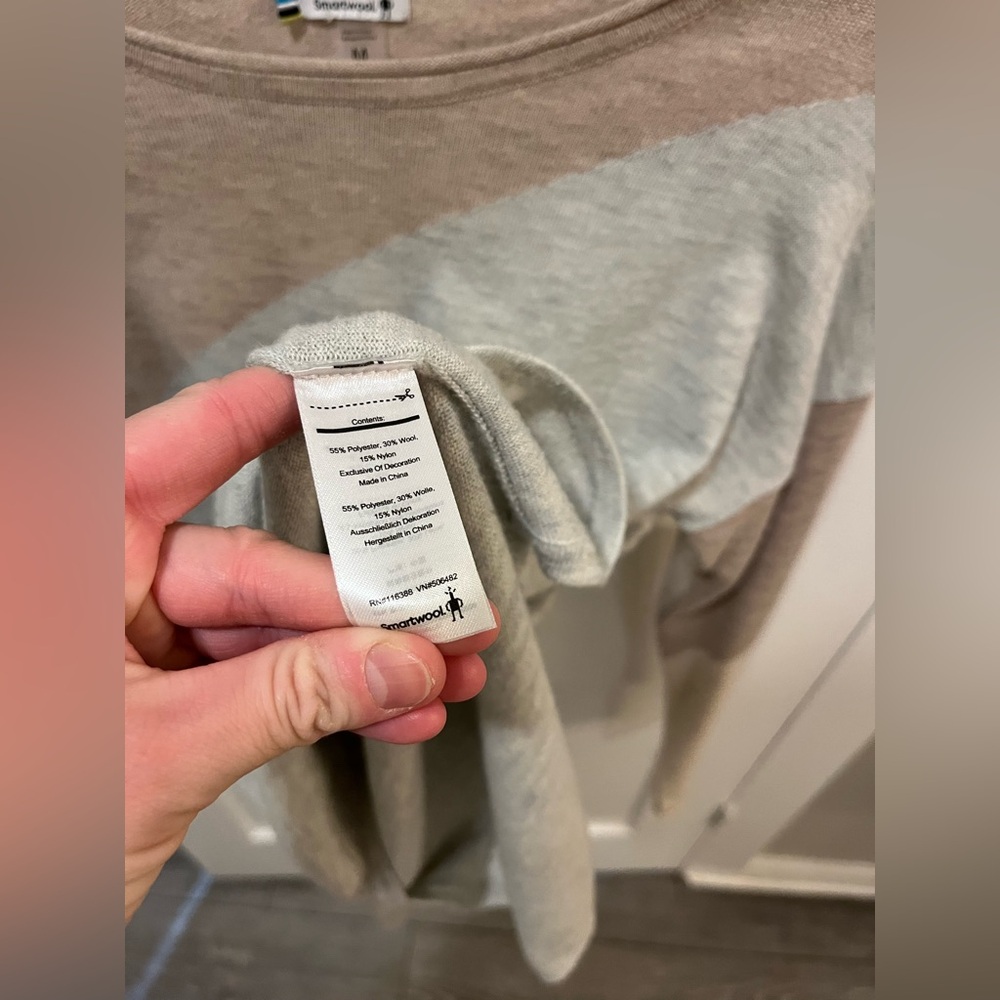 Smartwool Shadow Pine Color Block Lightweight Swe… - image 4